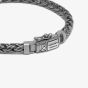 Buddha To Buddha Katja Xs Black Rhodium Shine Silver Bracelet J170BR SS F (21CM)