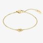 BOSS Ladies Gold Tone Double B Bracelet 1580698