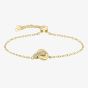 BOSS Live Precious Gold Plated Linked Circles Bracelet 1580757