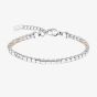 BOSS Kaspr Silver Tone Champagne Crystal Tennis Bracelet 1580633
