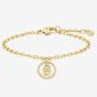 BOSS Double B Divine Gold Tone Bracelet 1580807