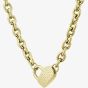 BOSS Gold Plated Magnetic Monogrammed Heart Necklace 1580417