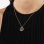BOSS Double B Divine Gold Tone Pendant Necklace 1580837