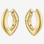 BOSS Fiora Gold Tone Oval Hoop Earrings 1580823