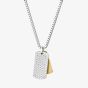 BOSS Devon Two Colour Double Tag Necklace 1580576