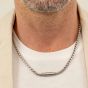 BOSS Mens Doran Silver Necklace 1580693