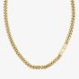 BOSS Kassy Gold Tone 8mm Logo Chain Necklace 1580770
