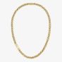 BOSS Kassy Gold Tone 8mm Logo Chain Necklace 1580770