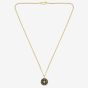 BOSS North Gold Tone Compass Pendant Necklace 1580842