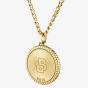 BOSS North Gold Tone Compass Pendant Necklace 1580842