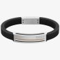 BOSS Sarkis Black Rubber  Bracelet 1580364M