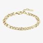 BOSS Gold Tone Double B Figaro Bracelet 1580635