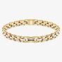 BOSS Archer Yellow Gold Tone Plated Stainless Steel Link Bracelet 1580889