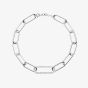 Lauren Ralph Lauren Silver Paperlink Crystal Chain Bracelet 14B00310