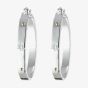 Lauren Ralph Lauren Silver Two Tone Hoop Earrings 60542847-EZ6
