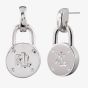Lauren Ralph Lauren Silver Padlock Dropper Earrings 60545295-G03