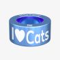 Notch Animals I Heart Cats Blue Charm 00026-TU