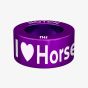 Notch Animals I Heart Horses Purple Charm 00027-PU