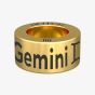 Notch Zodiac Gemini Gold Charm 00144-BR