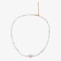 Maanesten Maggie Gold Plated Freshwater Pearl Yin Yang Necklace 2665A
