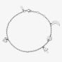 Maanesten Tullia Silver Heart And Moon Bracelet 8612C