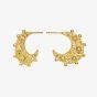 Maanesten Gold Plated Sadiq Crescent Moon Earrings 9866A
