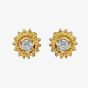 Maanesten Willa Gold Plated Labradorite Stud Earrings 9730A
