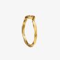 Maanesten Hera Gold Plated Twisted Snake Ring 4814A