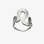 Maanesten Sasja Silver Textured Wave Ring 4796C