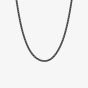 Steel & Barnett Black Stainless Steel Thin Box Chain N-BOX02