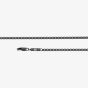 Steel & Barnett Black Stainless Steel Thin Box Chain N-BOX02