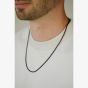 Steel & Barnett Black Stainless Steel Thin Box Chain N-BOX02
