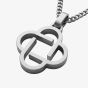 Steel & Barnett Lucky Clover Stainless Steel Skeleton Clover Pendant N-CLO03