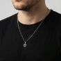 Steel & Barnett Lucky Clover Stainless Steel Skeleton Clover Pendant N-CLO03