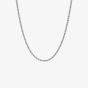 Steel & Barnett Helix Stainless Steel Thin Twisted Rope Chain N-HEL01