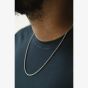 Steel & Barnett Helix Stainless Steel Thin Twisted Rope Chain N-HEL01