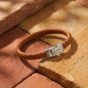 Steel & Barnett Archie Tan Leather Braided Bracelet LBA/003