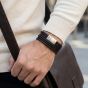 Steel & Barnett Bonacci Brown Leather Layered Multi Strand Bracelet LBB/003