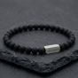 Steel & Barnett Natural Ned Black Onyx Gemstone Bead Bracelet SBNN/001
