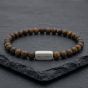Steel & Barnett Natural Ned Bronzite Gemstone Bead Bracelet SBNN/003