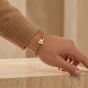 Steel & Barnett Svelte Stephen 18ct Yellow Gold Plated Curb Chain Bracelet SSTBSS/001