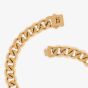 Steel & Barnett Valence Vic 18ct Yellow Gold Plated Cuban Link Chain Bracelet SSTBVV/001