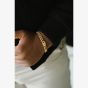 Steel & Barnett Valence Vic 18ct Yellow Gold Plated Cuban Link Chain Bracelet SSTBVV/001