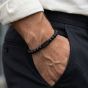 Steel & Barnett Natural Ned Black Edition Onyx Gemstone Bead Bracelet BEB/002