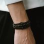 Steel & Barnett Black Editions Triple Bracelet Gift Set GS-TR-BLK