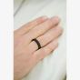Steel & Barnett Nova Black Stainless Steel Watch Link Ring R-NOV02
