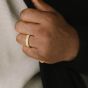 Steel & Barnett Nova 18ct Yellow Gold Plated Watch Link Ring R-NOV03
