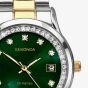Sekonda Catherine Two Tone Green Watch Set 49038