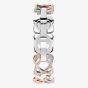 Sekonda Dress Hidden Hearts Stone Set Rose Gold & Silver Watch 40508