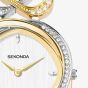 Sekonda Dress Hidden Hearts Stone Set Gold & Silver Watch 40600